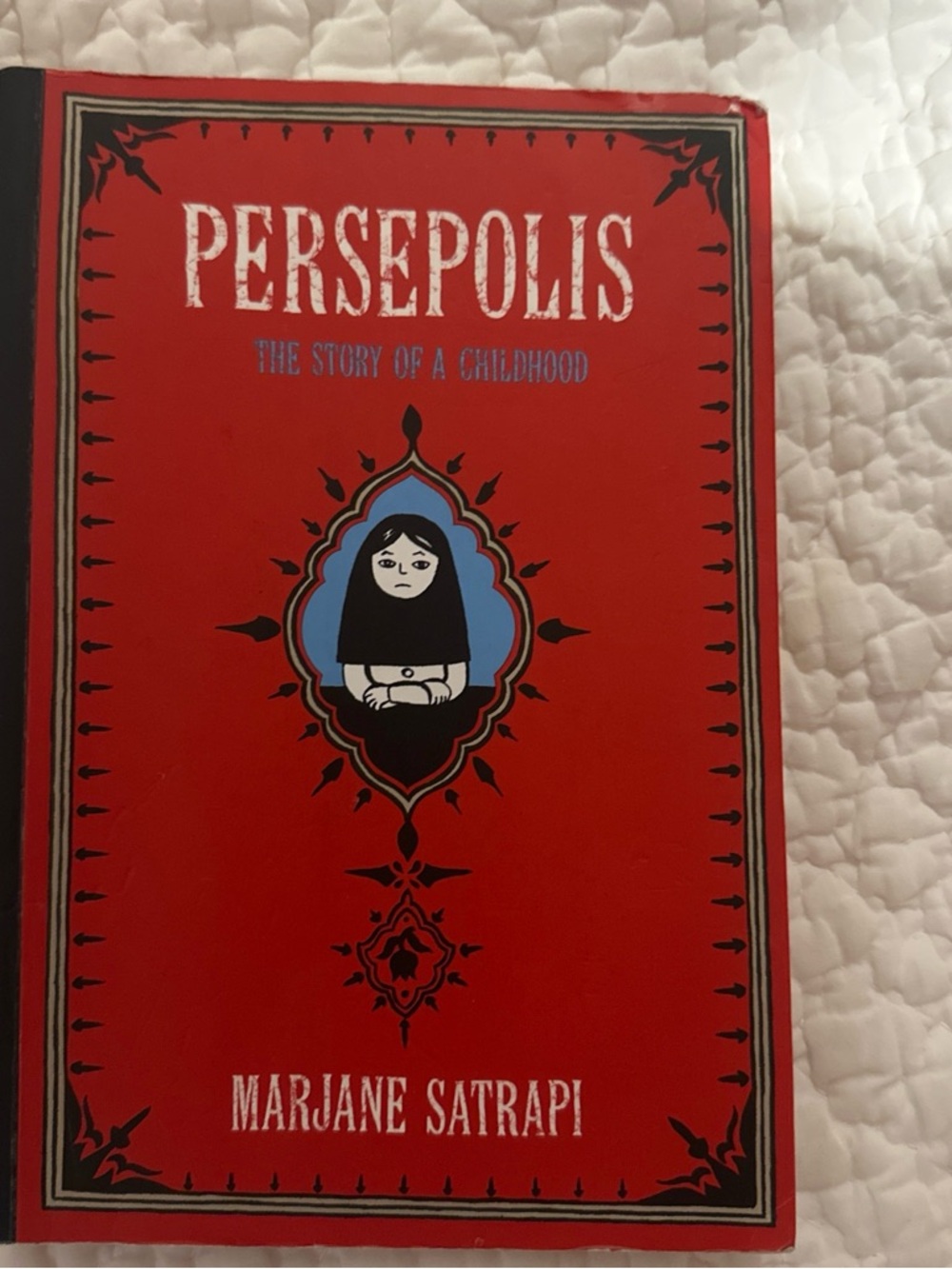 Persepolis by Marjane Satrapi - Red Graphic Novel